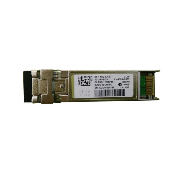 Buy the Cisco SFP-10G-LRM= 10GBASE-LRM Multi-mode Fibre 300m 1310nm Duplex LC/PC Connector SFP+ Transceiver Module ( SFP-10G-LRM= ). Shop online at Extremepc.co.nz