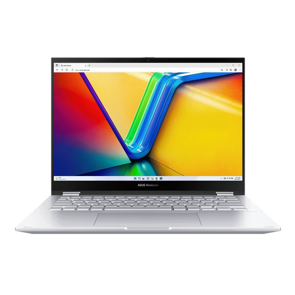 Buy the *Manufacturer Refurbished* ASUS Vivobook S14 Flip 14" WUXGA R7-5800H 16GB 512GB Win11 Home Laptop - Silver ( TN3402QA-LZ101W ). Shop online at Extremepc.co.nz