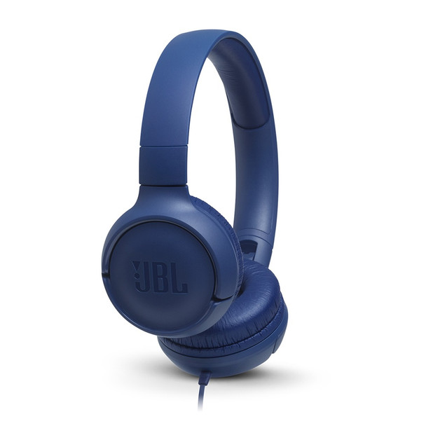 Buy the JBL Tune 500 Wired On-Ear Headphones Blue ( JBLT500BLU ). Shop online at Extremepc.co.nz