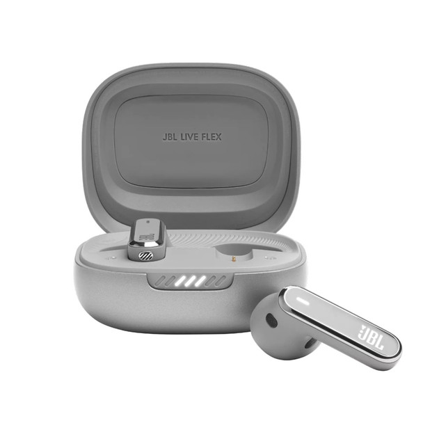 Buy the JBL Live Flex Open-fit True Wireless Noise Cancelling Earbuds Silver ( JBLLIVEFLEXSVR ). Shop online at Extremepc.co.nz
