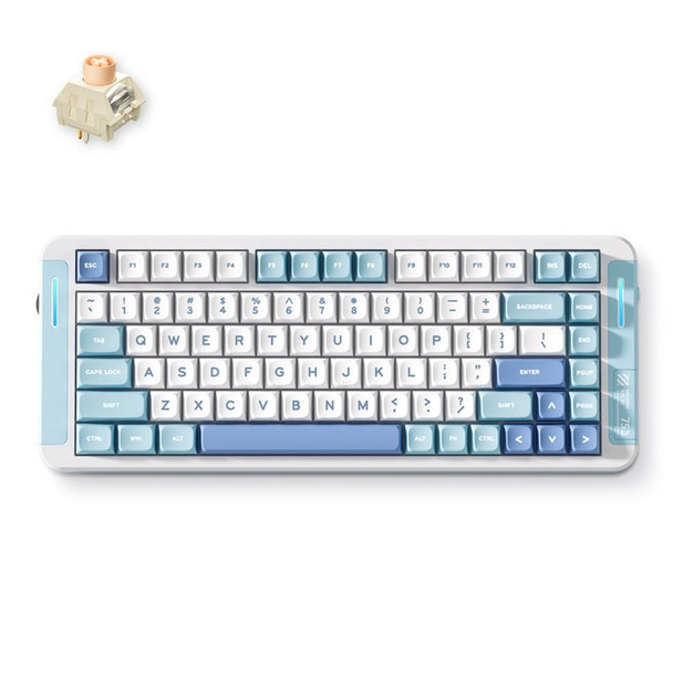 Buy the MCHOSE X75 V2 Tri-mode RGB Hot-Swappable Wireless Gaming Keyboard - Blue, Icy Creamsicle Switch, 75 keys ( MC-X75V2-3 ). Shop online at Extremepc.co.nz
