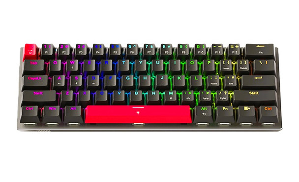 Buy the Machenike K500-M61 RGB Hot-Swappable Wired Mechanical Keyboard - Magnetic Swtich, Black-pink, 61 keys ( K500-M61 Wired magnetic switch RGB Black-pink ). Shop online at Extremepc.co.nz