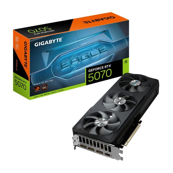 Buy the Gigabyte GeForce RTX 5070 EAGLE OC 12GB Graphics Card ( GV-N5070EAGLE OC-12GD ). Shop online at Extremepc.co.nz
