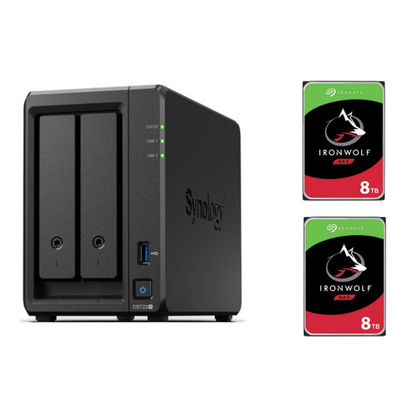 Buy the Synology DS723+ With 2X 8TB NAS HDD Bundle ( BDLSYN07232 ). Shop online at Extremepc.co.nz