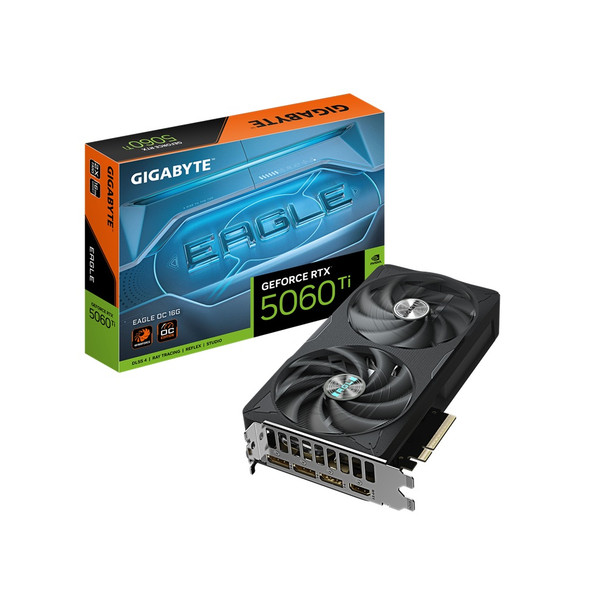Buy the Gigabyte GeForce RTX 5060 Ti EAGLE OC 16GB GDDR7 Graphics Card ( GV-N506TEAGLE OC-16GD ). Shop online at Extremepc.co.nz
