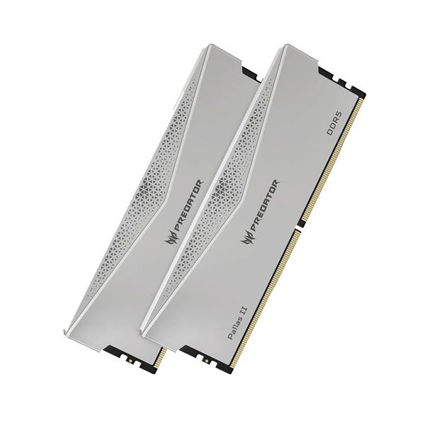 Buy the Predator PALLAS II 32GB (2 x 16GB) DDR5 6000MHz Desktop Memory CL36 Silver - Intel XPM 3.0 Compliant AMD Expo Memory ( BL.9BWWR.651 CL36 ). Shop online at Extremepc.co.nz