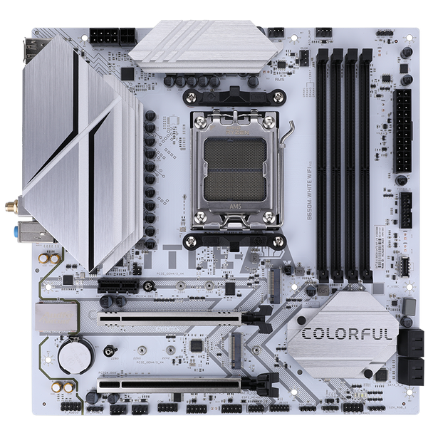 Colorful BATTLE-AX B650M-WHITE WIFI V15 AM5 mATX Motherboard