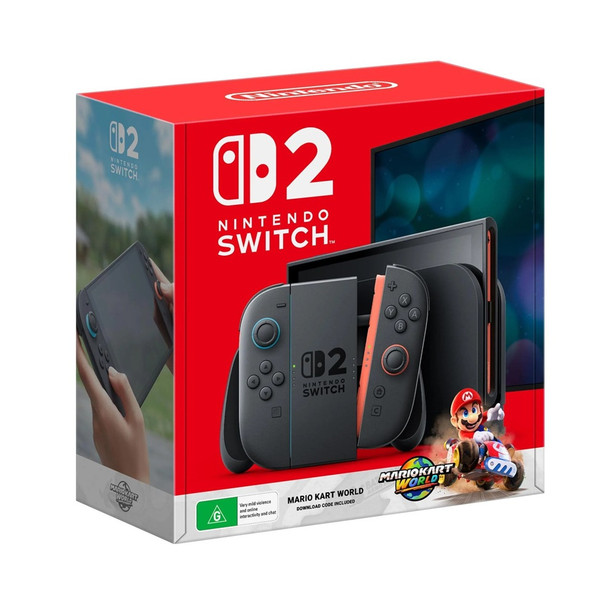 Buy the Nintendo Switch 2 Mario Kart World Bundle Gaming Console with Joy-Con 2 Controllers ( GAMNTD1016 ). Shop online at Extremepc.co.nz