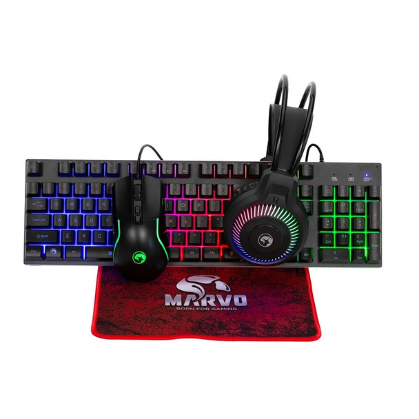 Buy the Marvo CM416 4-in-1 Keyboard, Mouse, Headset & Mouse Pad Combo ( CM416 ). Shop online at Extremepc.co.nz