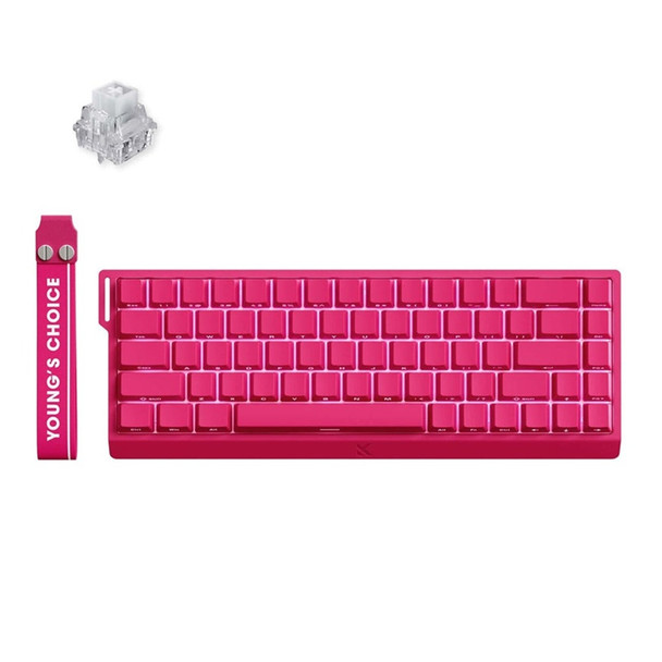 Buy the MCHOSE Ace 68 RGB Hot-Swappable Wired Gaming Keyboard - Rose Red, Ice Rhino Magnetic Switch, 68 keys ( MC-Ace68-28 ). Shop online at Extremepc.co.nz