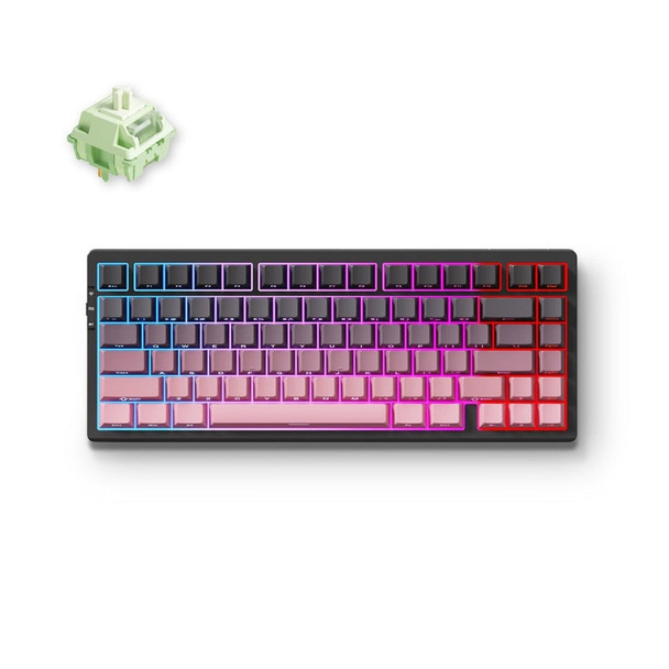 Buy the MCHOSE G75 Pro Tri-mode RGB Hot-Swappable Wireless Gaming Keyboard - Black Pink, Matcha Latte Switch V2, 75 keys ( MC-G75-16 ). Shop online at Extremepc.co.nz