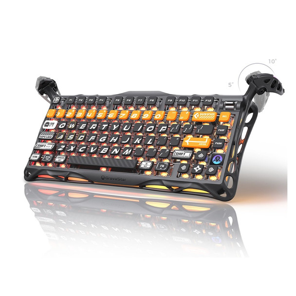 Buy the GravaStar Mercury K1 Pro RGB Hot-Swappable Wireless Gaming Keyboard - CyberFlare, Linear Switch, 79 keys ( Mercury K1 Pro CyberFlare ). Shop online at Extremepc.co.nz