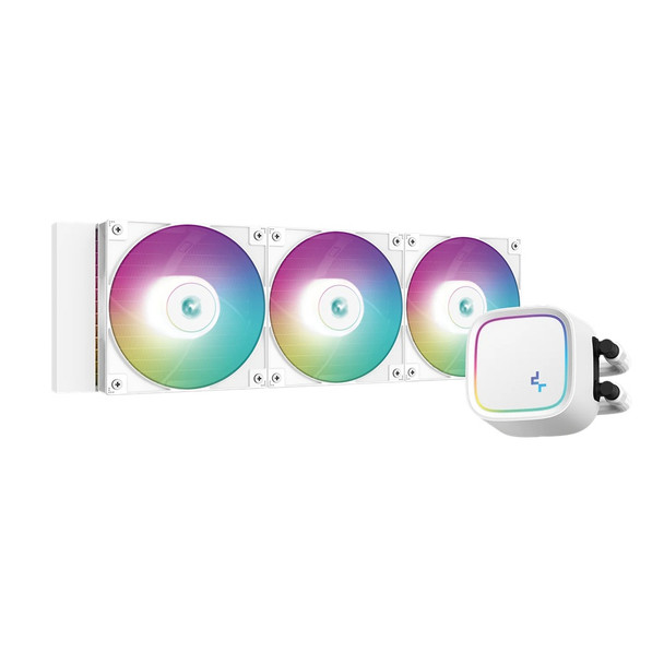Buy the Deepcool LE720 White 360mm ARGB Liquid Cooler ( LE720 White ). Shop online at Extremepc.co.nz