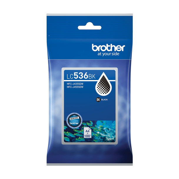 Buy the Brother LC536BK Black Ink Cartridge ( LC536BK ). Shop online at Extremepc.co.nz