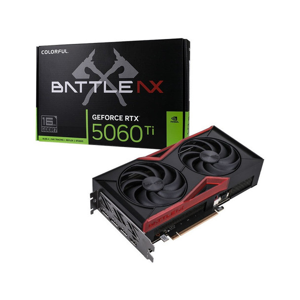 Buy the Colorful GeForce RTX 5060 Ti Battle AX DUO 16GB-V Graphics Card ( GeForce RTX 5060 Ti Battle AX DUO 16GB-V ). Shop online at Extremepc.co.nz