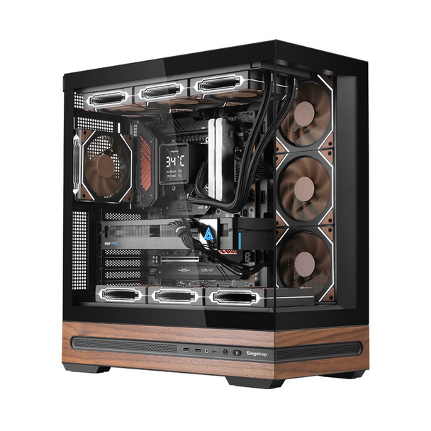 Buy the Segotep Meta1 ATX Tempered Glass Mid Tower Case - Black ( Meta1 black ). Shop online at Extremepc.co.nz
