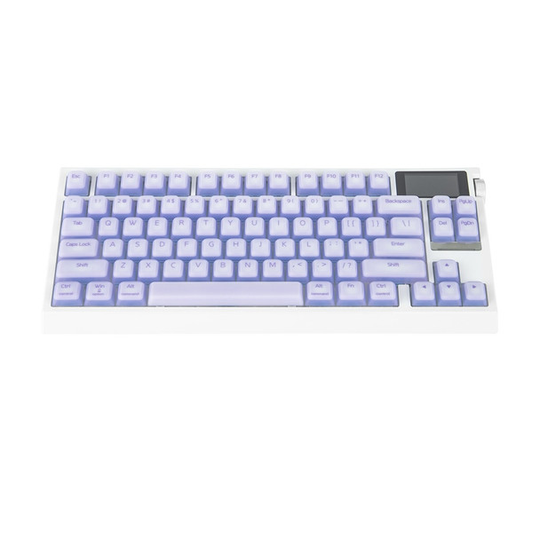 Buy the Epomaker G84 Pro Hot-Swappable RGB Wireless Mechanical Keyboard - Purple, Creamy Jade Switch, 81 Keys ( G84 Pro Purple CJ ). Shop online at Extremepc.co.nz