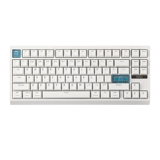 Buy the Epomaker G84 HE Hot-Swappable RGB Wireless Mechanical Keyboard - White, Creamy  Jade Switch, 84 Keys G84 HE White CJ ( G84 HE White CJ ). Shop online at Extremepc.co.nz