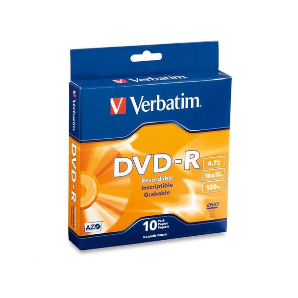 Buy the Verbatim DVD-R 16X 4.7G 10P Spindle w/Advanced Azo recording dye ( 95100 ). Shop online at Extremepc.co.nz