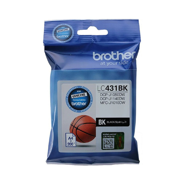 Buy the Brother LC431BK Black Ink Cartridge ( LC431BK ). Shop online at Extremepc.co.nz