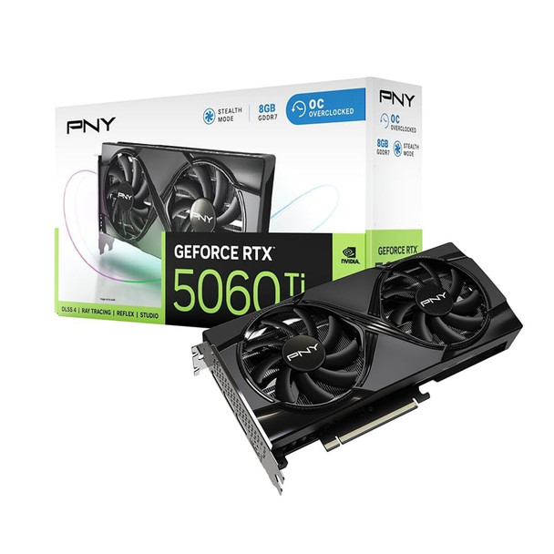 Buy the PNY NVIDIA GeForce RTX 5060 Ti OC 8GB GDDR7 Graphics Card VCG5060T8DFXPB1-O ( VCG5060T8DFXPB1-O ). Shop online at Extremepc.co.nz