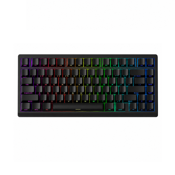 LEOBOG A80RT RGB Hot-Swappable Wired Gaming Keyboard - Black, White Jade Magnetic Switch, 82 keys A80RTB