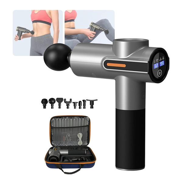Rechargeable Massage Gun with 8 Heads OEMRMG8H