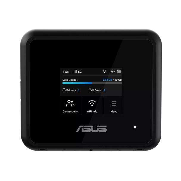 ASUS 5G-GO 5G Release-15 / WiFi 7 BE6500 Portable WiFi Hotspot with 2.5G RJ45