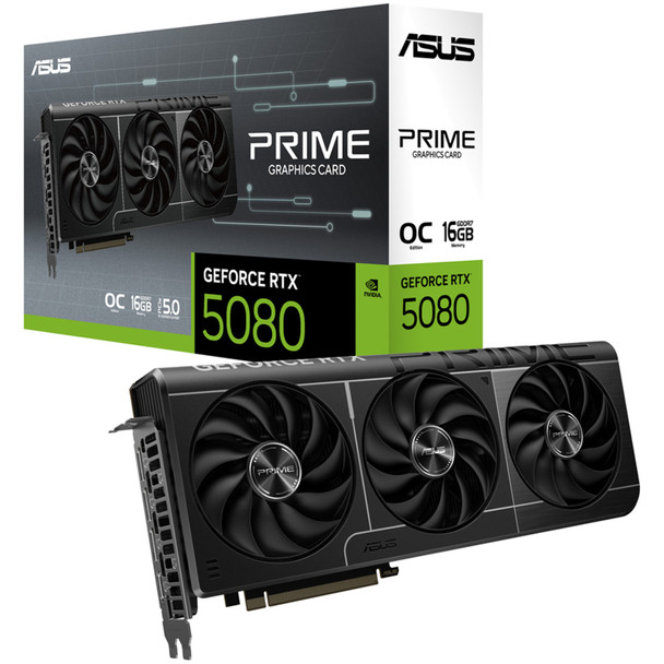 ASUS GeForce RTX 5080 PRIME 16GB GDDR7 OC Edition Graphics Card PRIME-RTX5080-O16G