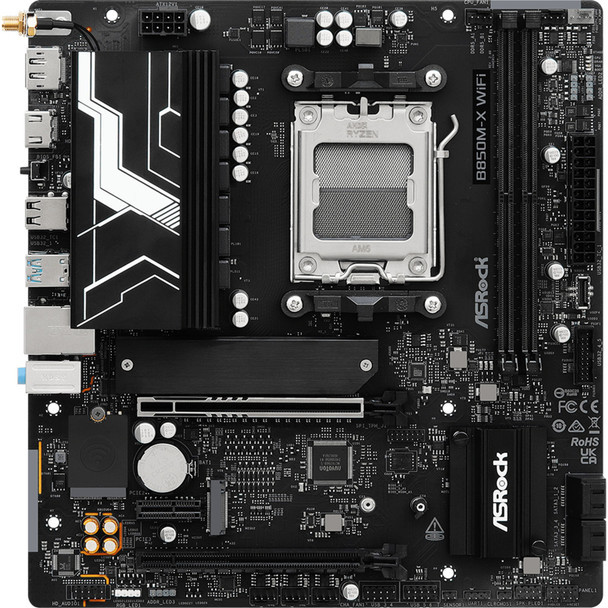 Buy the ASRock B850M-X WiFi 7 R2.0 AM5 DDR5 WIFI 7 OEM Motherboard-Without retail package ( B850M-X WiFi 7 R2.0 OEM ). Shop online at Extremepc.co.nz