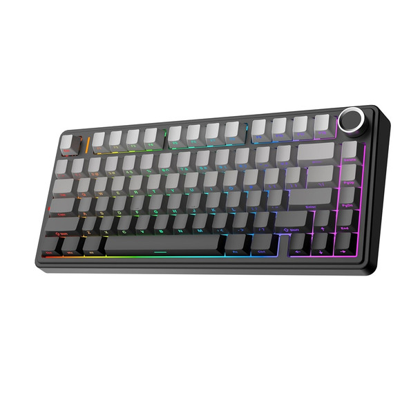 Buy the AULA F75 RGB Hot-Swappable Wired Gaming Keyboard - Black Gradient Side-printed, LEOBOG Reaper Switch, 80 keys ( F75 Black ). Shop online at Extremepc.co.nz