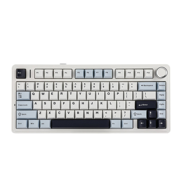 AULA F75 Hot-Swappable RGB Wireless Mechanical Keyboard - Light Blue, LEOBOG Reape Switch, 80 Keys
