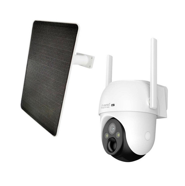 Arenti GO3G Kit3 4G LTE Wireless Outdoor Surveillance Camera with Solar Panel Cellular Security Camera ART-GO3GKit3