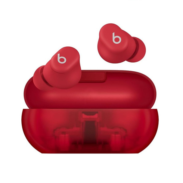 Beats Solo Buds True Wireless Earbuds Transparent Red MUW03LL/A