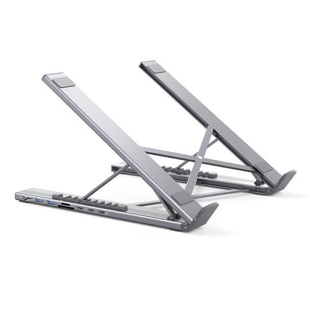 Buy the Choetech HUB-M57 8-in-1 USB-C Laptop Stand Hub Grey ( HUB-M57 ). Shop online at Extremepc.co.nz