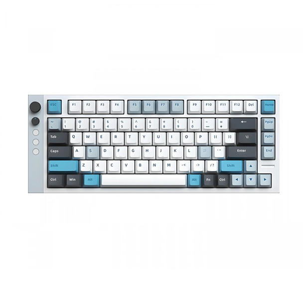 Lamzu Jet75 Magnetic RGB Wired Gaming Keyboard - White, Gateron Jade Gaming Switch, 82 keys