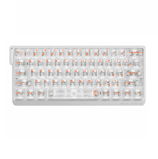 Buy the FGG MAD 60 V2 Dual RGB Hot-Swappable Wired Magnetic Mechanical Gaming Keyboard - White, Snow Shine Switch, 60 keys ( MAD 60 V2 Dual S White ). Shop online at Extremepc.co.nz