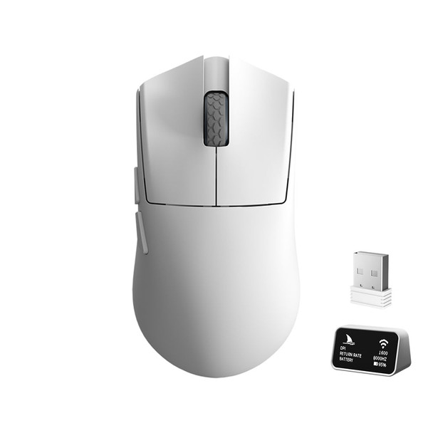 Darmoshark M3XS PRO GhostCat Lightweight 8K Wireless Gaming Mouse White