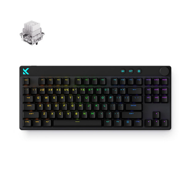 Buy the MCHOSE Mix 87 RGB Hot-Swappable Wired Gaming Keyboard - Black, Mount Tai Magnetic Switch, 87 keys ( MC-Mix87-9 ). Shop online at Extremepc.co.nz
