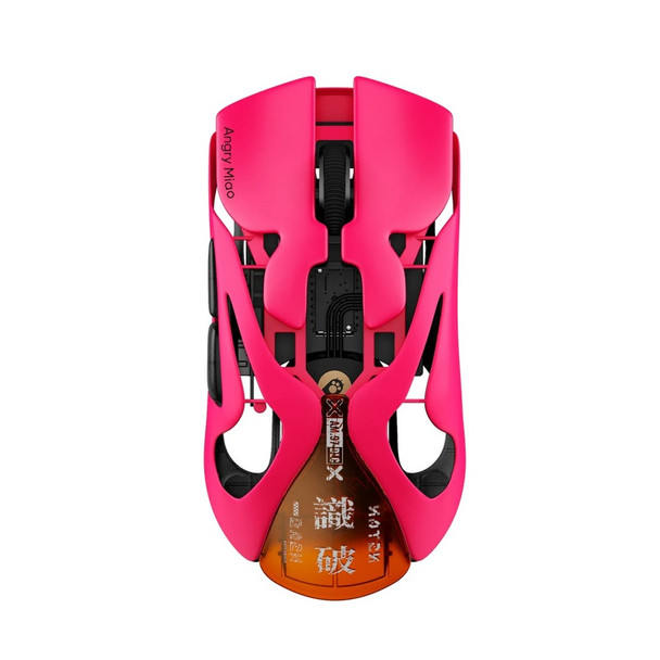 Angry Miao Infinity 97 Wireless Lightweight Gaming Mouse with Hatchback Neon Rosa