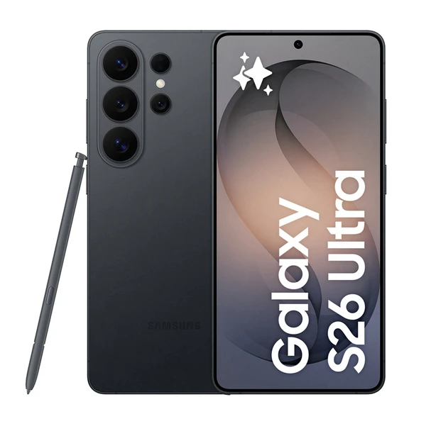 Samsung Galaxy S26 Ultra 5G Dual SIM Smartphone 12GB+256GB - Black SM-S948BZKBXNZ