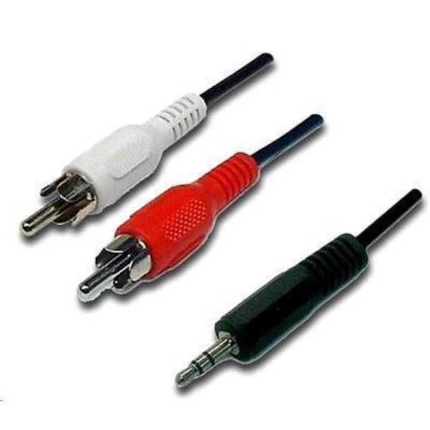 Buy the Dynamix 10M Stereo 3.5mm Plug to 2x RCA Plug Cable ( CA-2RCA-ST10 ). Shop online at Extremepc.co.nz