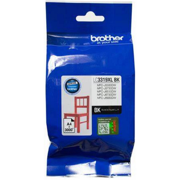 Buy the Brother LC3319XLBK Black High Yield Ink Cartridge ( LC3319XLBK ). Shop online at Extremepc.co.nz
