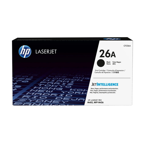 Buy the HP Toner 26A Toner Black 3100 Page CF226A ( CF226A ). Shop online at Extremepc.co.nz