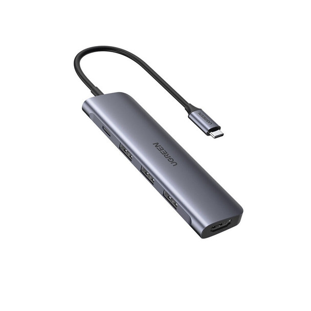 Buy the UGREEN Type-C to HDMI +USB 3.0*3 +PD power Converter ( UG-50209 ). Shop online at Extremepc.co.nz