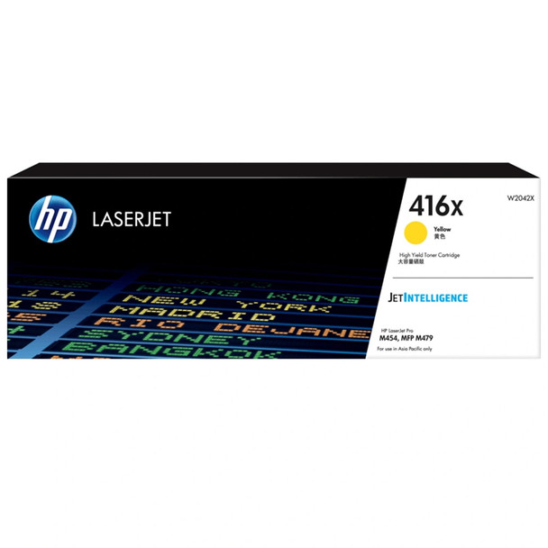 Buy the HP 416X Toner Cartridge - Yellow - Laser - 6000 Pages ( W2042X ). Shop online at Extremepc.co.nz