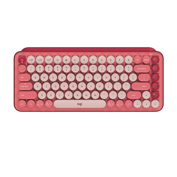 Buy the Logitech POP Keys Wireless Mechanical Keyboard - With Emoji, Heartbreaker Rose ( 920-010579 ). Shop online at Extremepc.co.nz