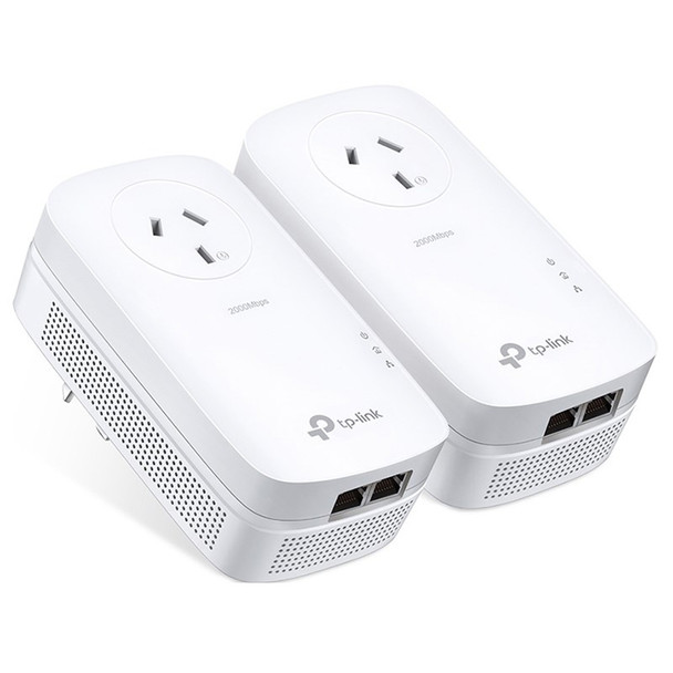 Buy the TP-Link AV2000 2 Port Gigabit Passthrough Powerline Starter Kit ( TL-PA9020P KIT ). Shop online at Extremepc.co.nz