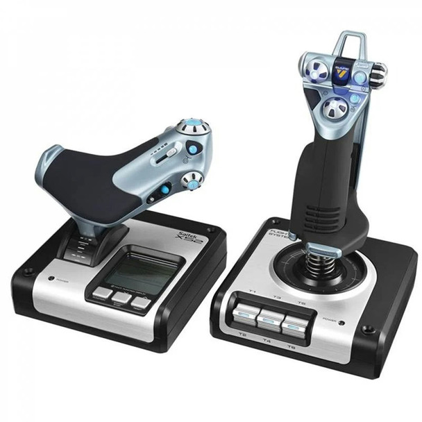Buy the Logitech X52 H.O.T.A.S. Flight Throttle and Stick Simulation Controller ( 945-000025 ). Shop online at Extremepc.co.nz