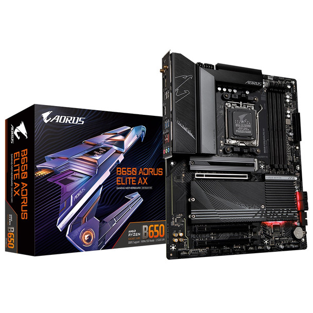 Buy the Gigabyte B650 AORUS ELITE AX ATX For AMD Ryzen 7000 Series CPU ( B650 AORUS ELITE AX ). Shop online at Extremepc.co.nz